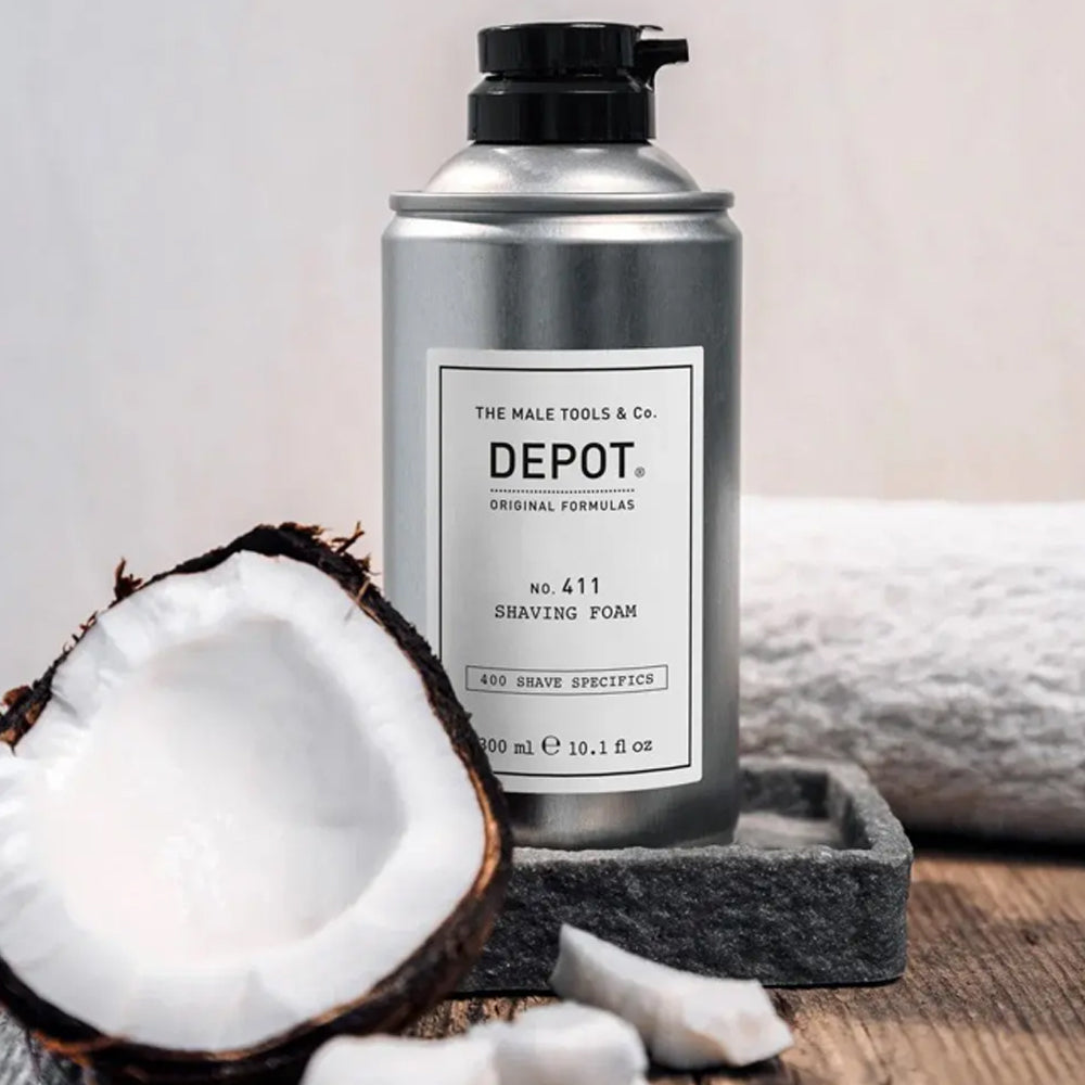 Смягчающая пена для бритья - Depot No. 411 Shaving Foam