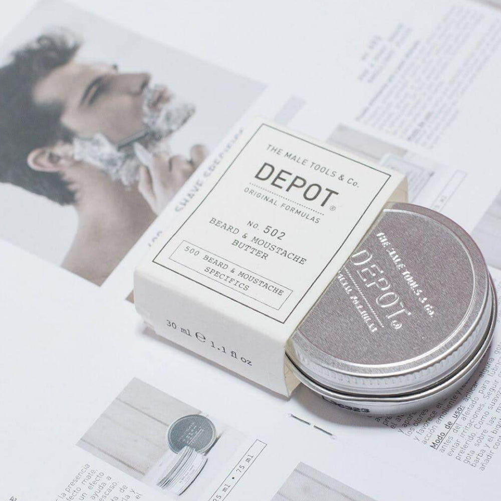 Питательный и смягчающий крем для бороды – Depot No. 502 Beard & Moustache Butter