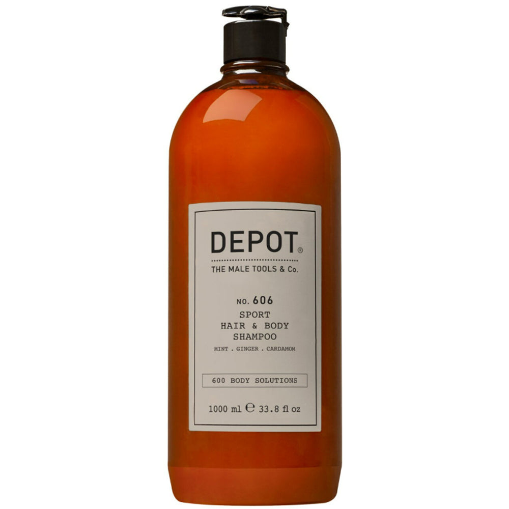 Освежающий шампунь для волос и тела – Depot No. 606 Sport Hair & Body Shampoo