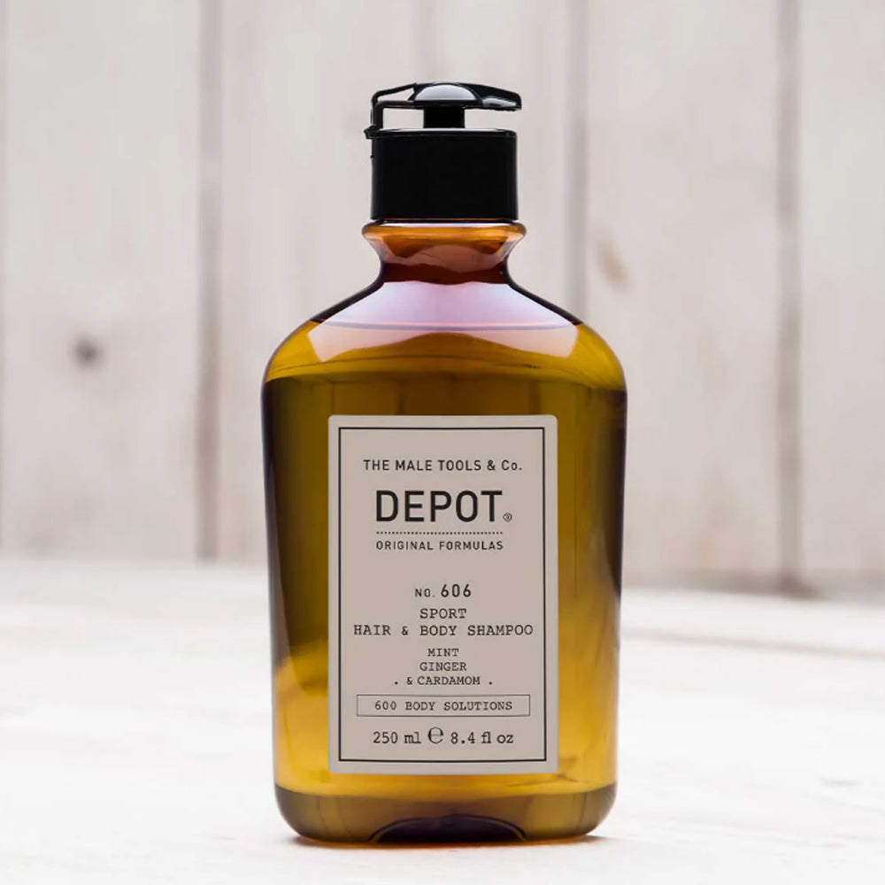 Освежающий шампунь для волос и тела – Depot No. 606 Sport Hair & Body Shampoo