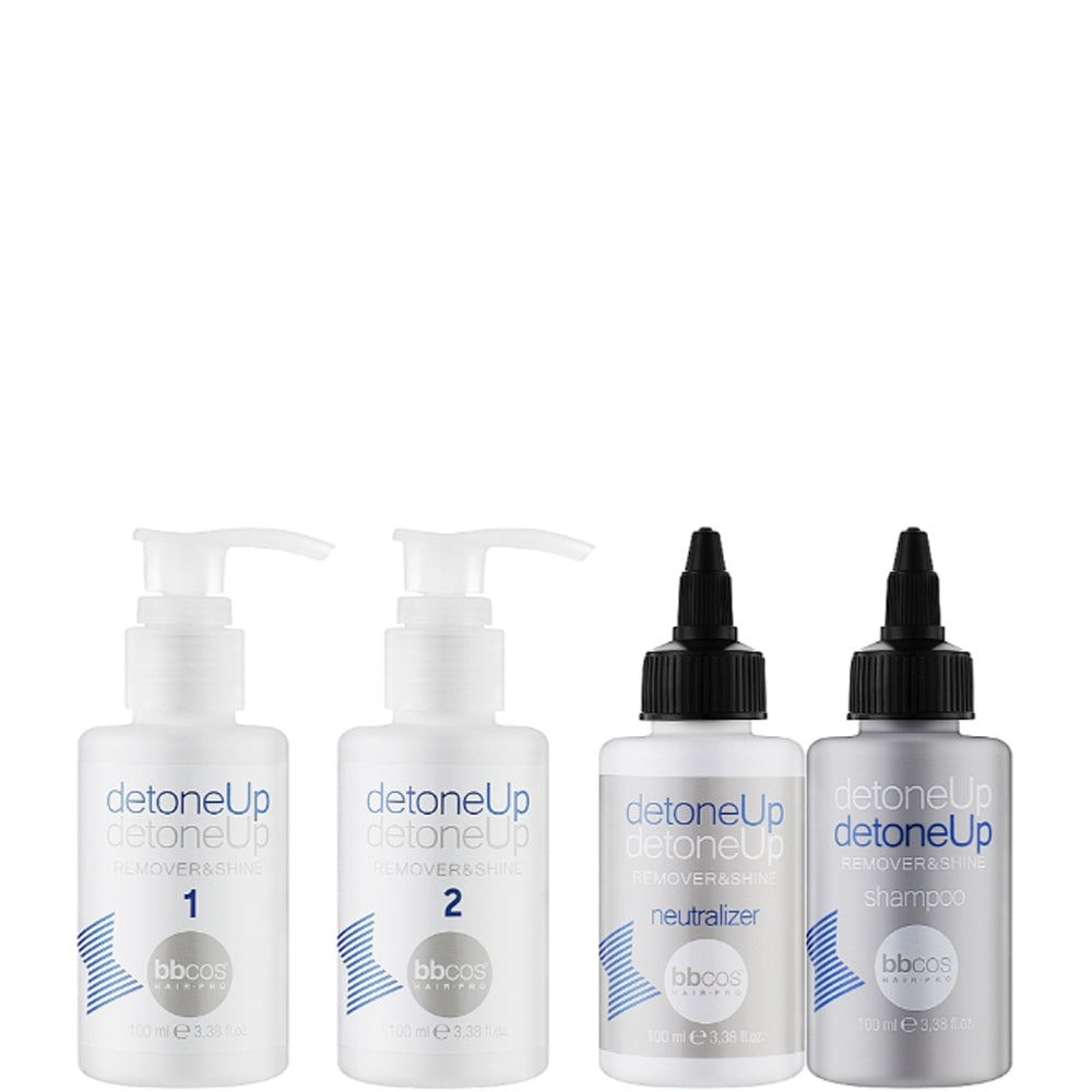 BBcos Detone-Up Remover & Shine Kit - Набор для снятия цвета