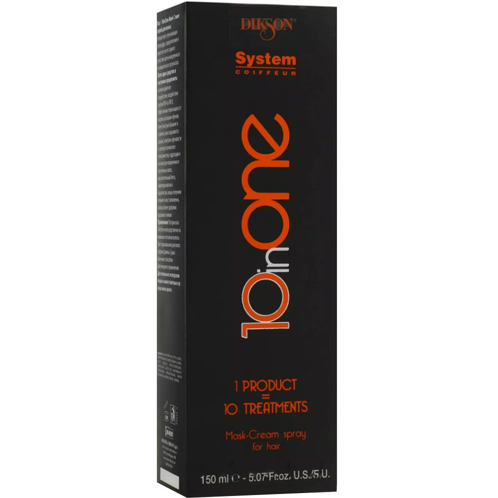 Dikson 1One Mask-Cream Spray - Відновлююча маска-спрей для волосся з термозахистом