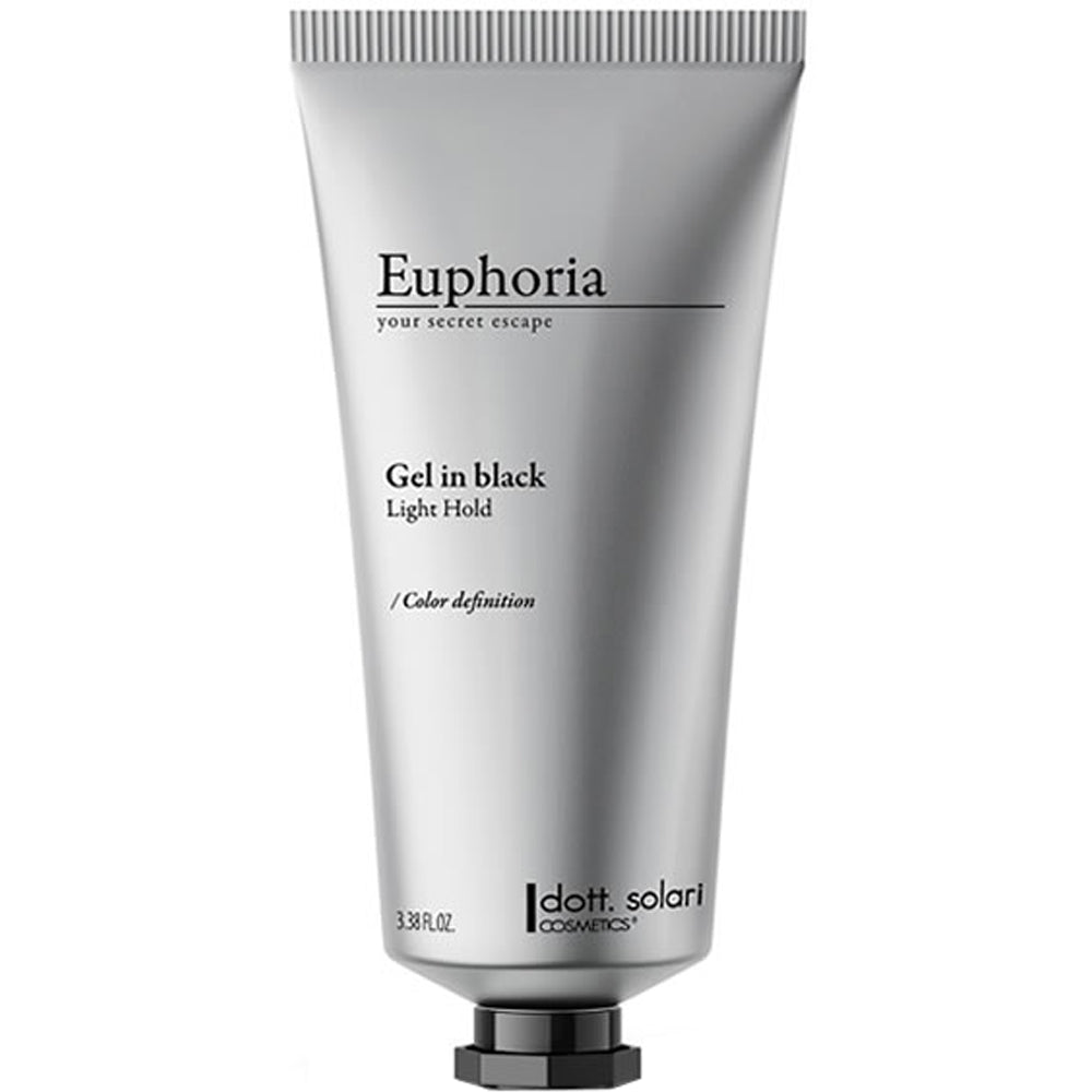Гель чорний для укладки волосся - Dott. Solari Euphoria Gel In Black