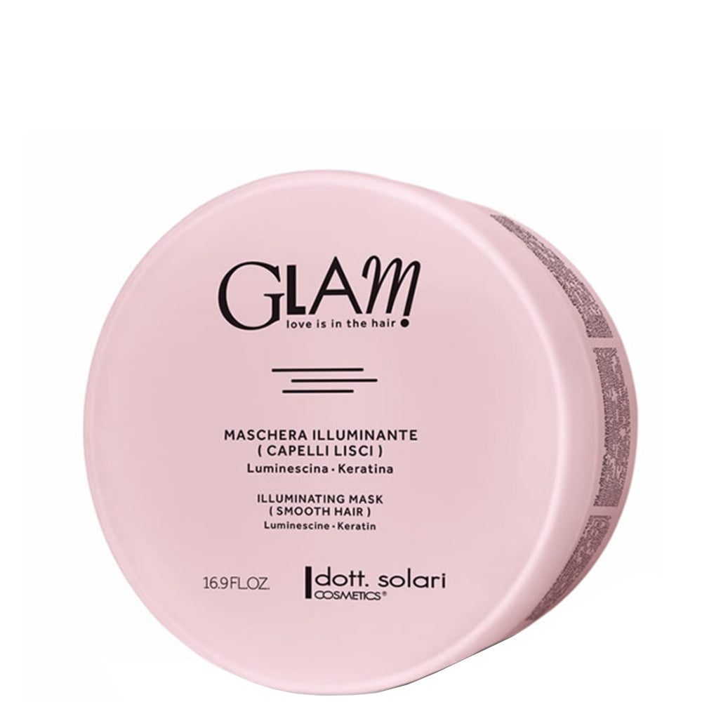 Dott. Solari Glam Illuminating Mask Smooth Hair - Розгладжуюча маска для волосся з ефектом сяйва