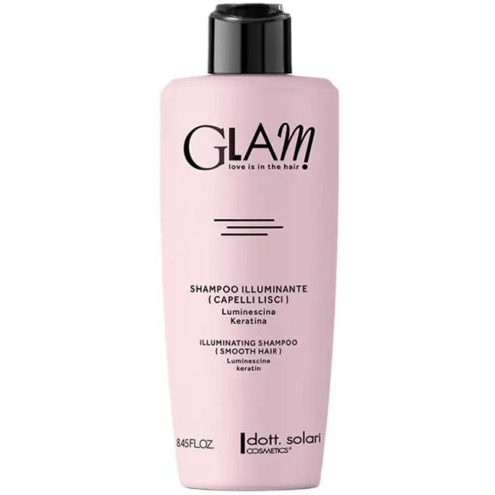 Dott. Solari Glam Illuminating Shampoo Smooth Hair - Розгладжуючий шампунь для волосся з ефектом блиску