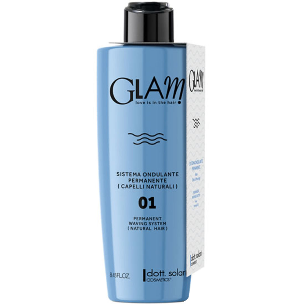 Dott. Solari Glam Permanent Waving System 01 Natural Hair - Система перманентної завивки 01 для натурального волосся