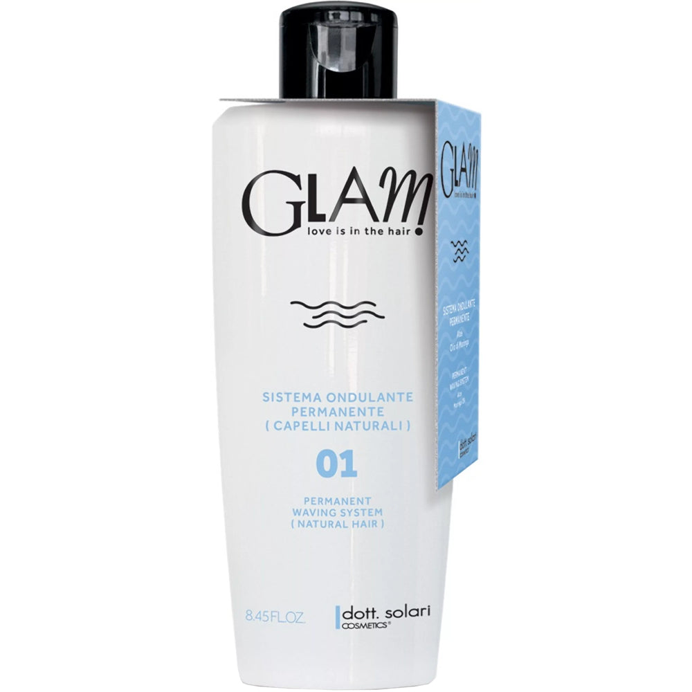 Dott. Solari Glam Permanent Waving System 01 Natural Hair - Система перманентної завивки 01 для натурального волосся