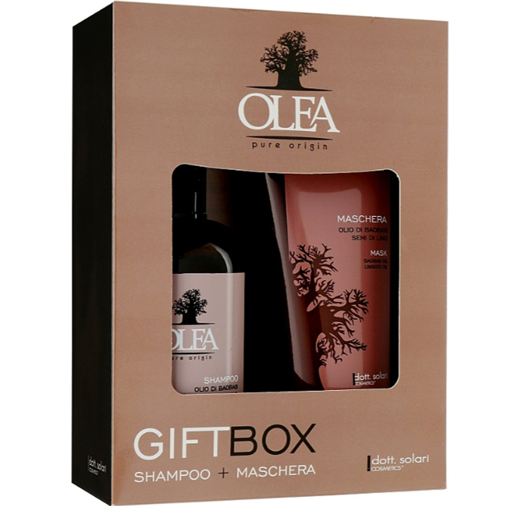 Dott. Solari Olea Gift Box Baobab Oil Linseed Oil - Подарунковий набір