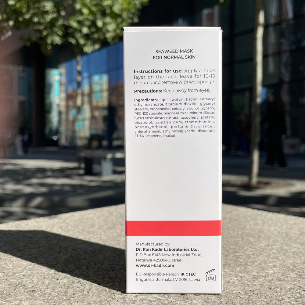 Маска морські водорості для нормальної шкіри - Dr.Kadir Seaweed Mask склад
