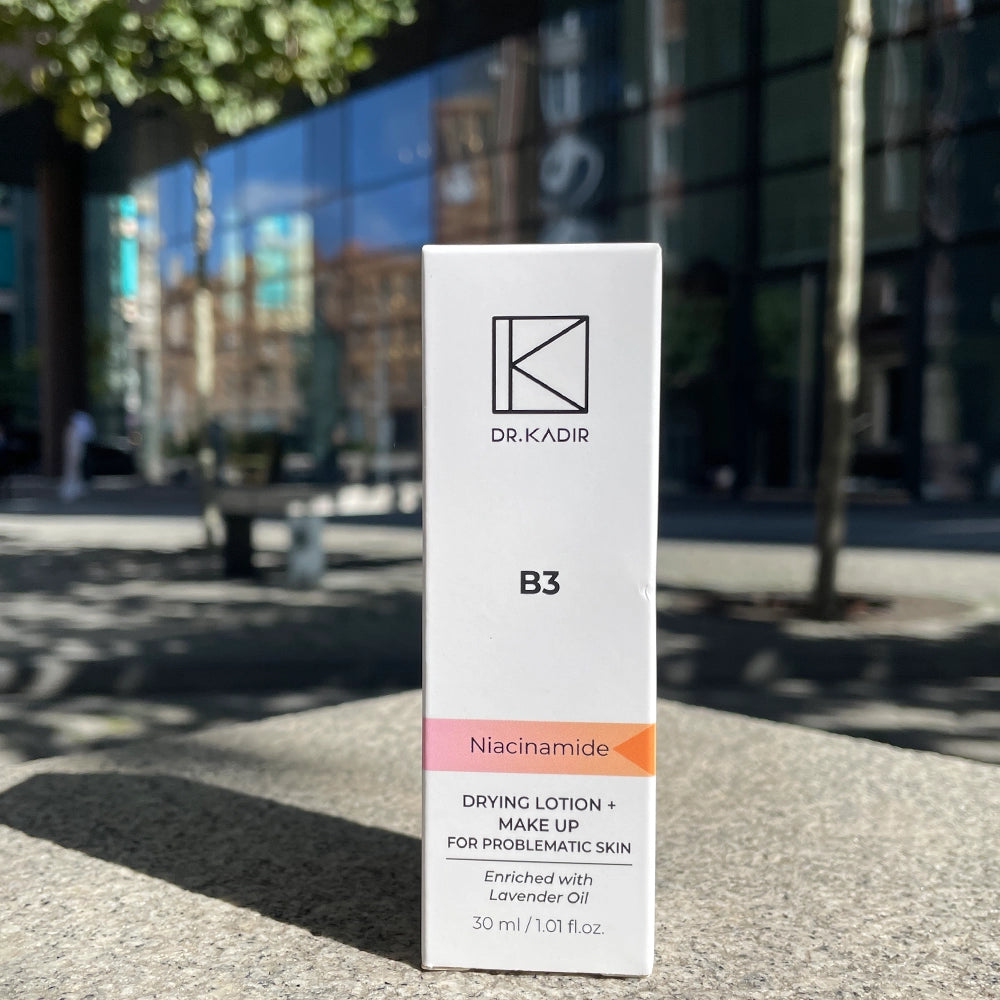 підсушуюча емульсія для проблемної шкіри - Dr. Kadir B3 упаковка