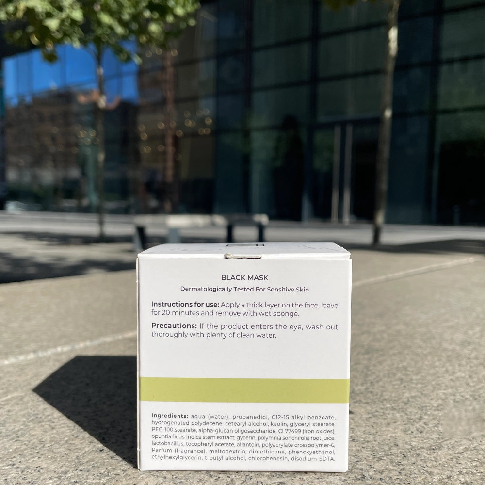 Dr. Kadir Biome-Calmine Black Mask - Чорна маска склад