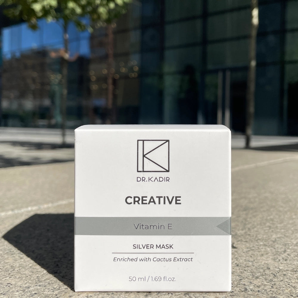 Срібна маска для обличчя - Dr. Kadir упаковка