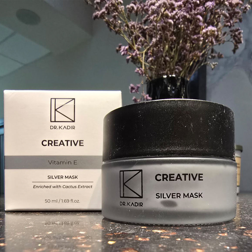 Срібна маска для обличчя - Dr. Kadir Creative Silver Mask 8