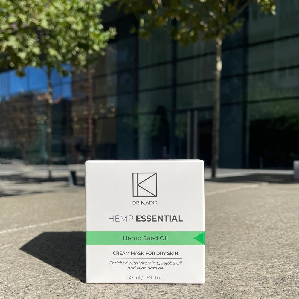 Dr. Kadir Hemp Essential Cream Mask For Dry Skin - Маска-крем з екстрактом каннабісу упаковка