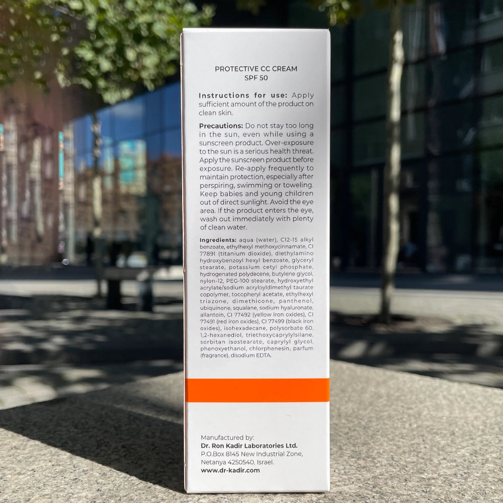 Сонцезахисний зволожуючий крем з тоном Dr._Kadir склад