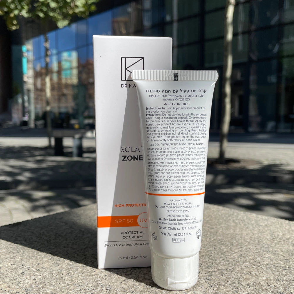 Сонцезахисний зволожуючий крем з тоном Dr._Kadir склад 2