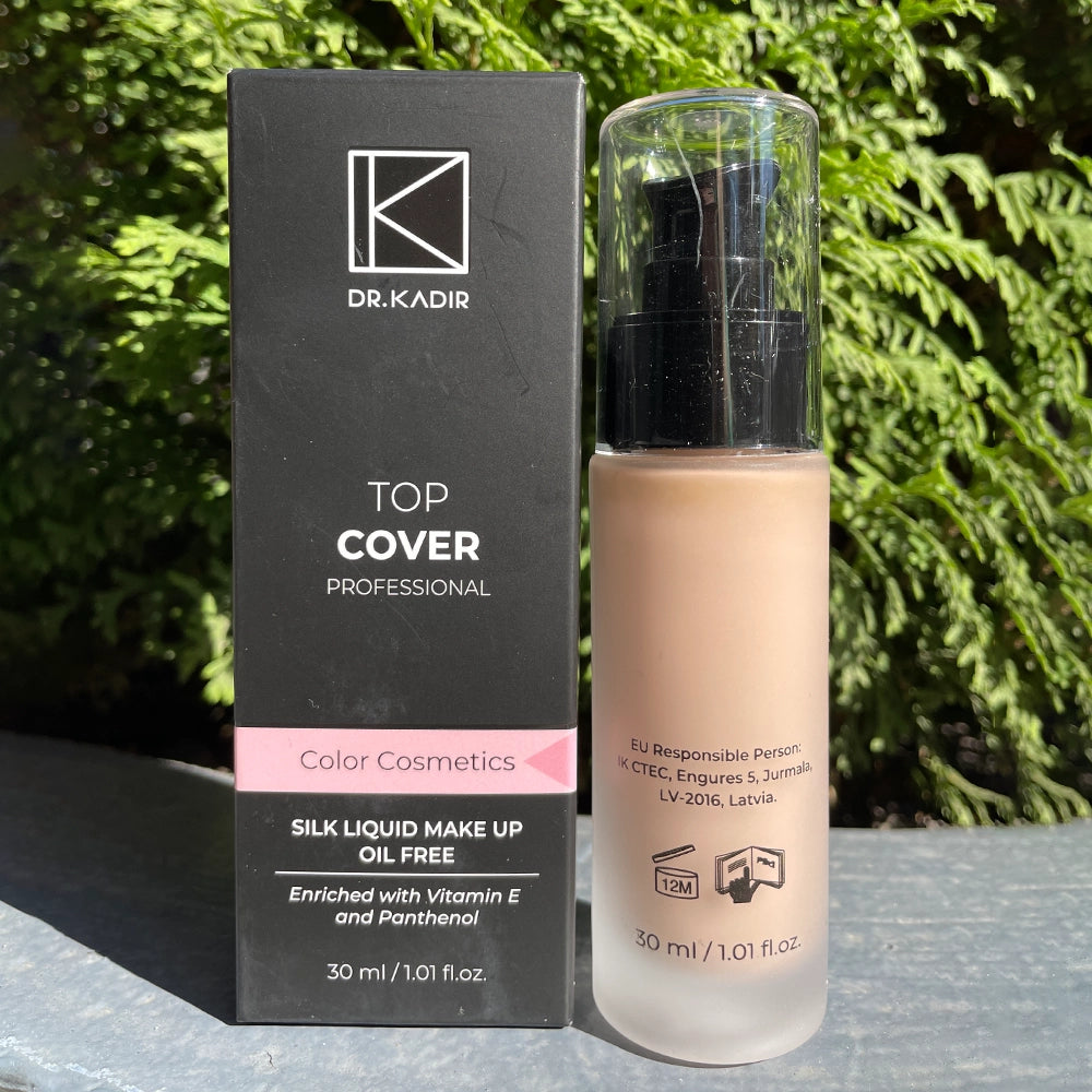 Dr. Kadir Top Cover Silk Liquid Make Up 30ml - Тональний крем 3