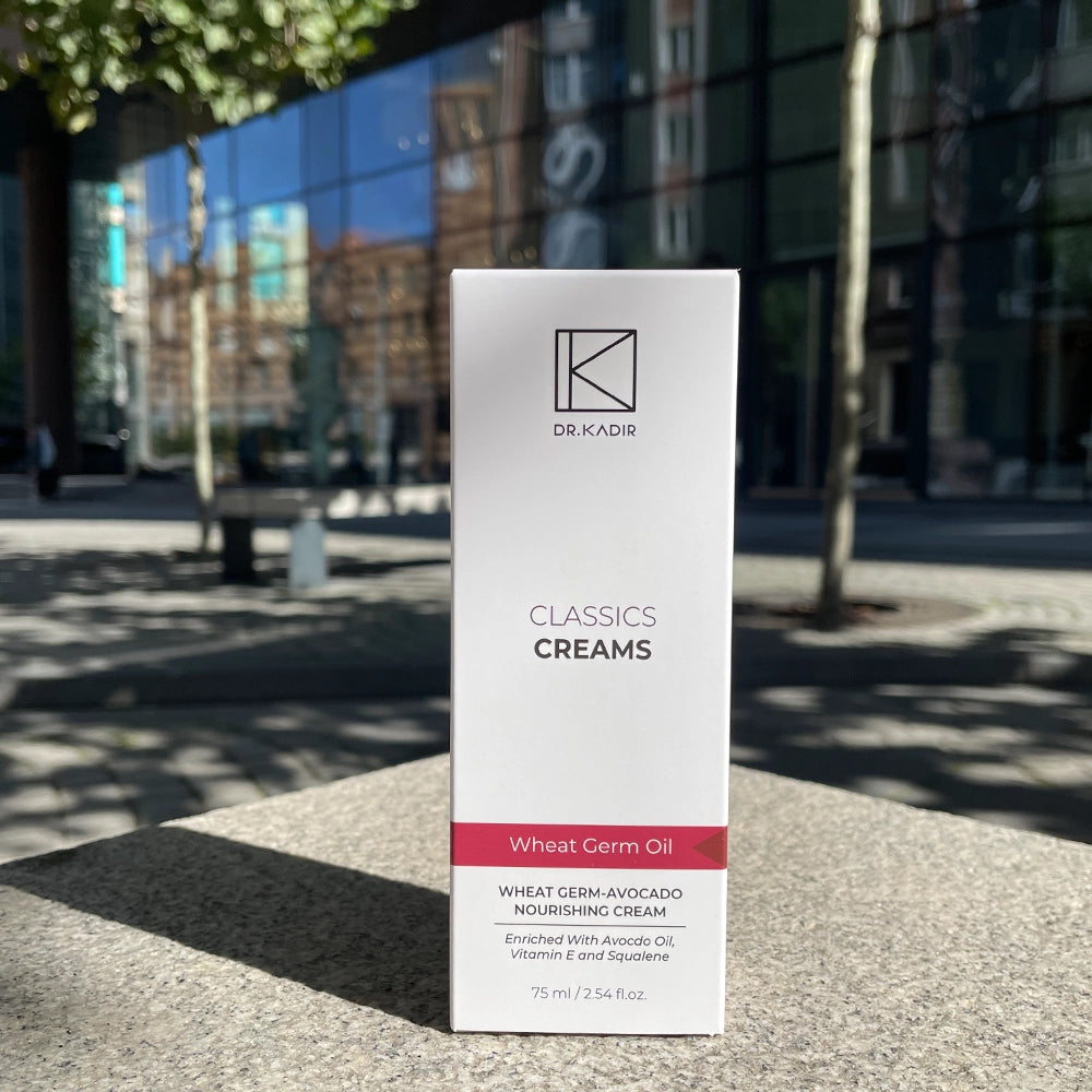 Поживний крем з олією зародків пшениці і авокадо - Dr. Kadir упаковка