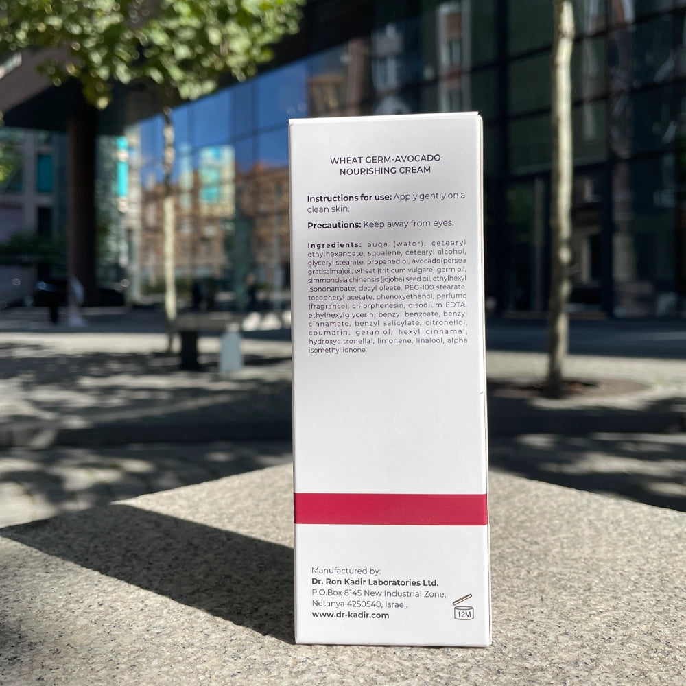 Поживний крем з олією зародків пшениці і авокадо - Dr. Kadir склад