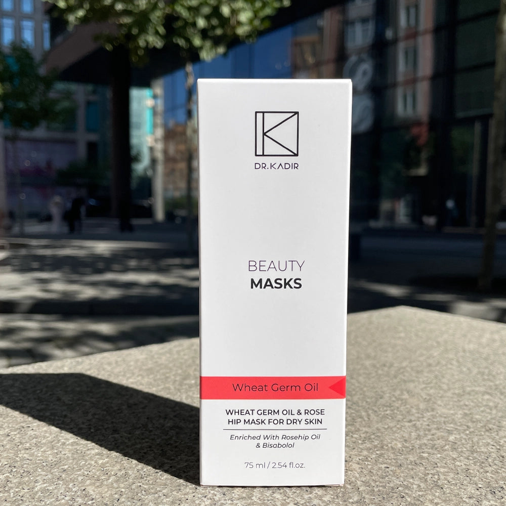 Маска для сухої шкіри олія пшениці і шипшина - Dr. Kadir  упаковка