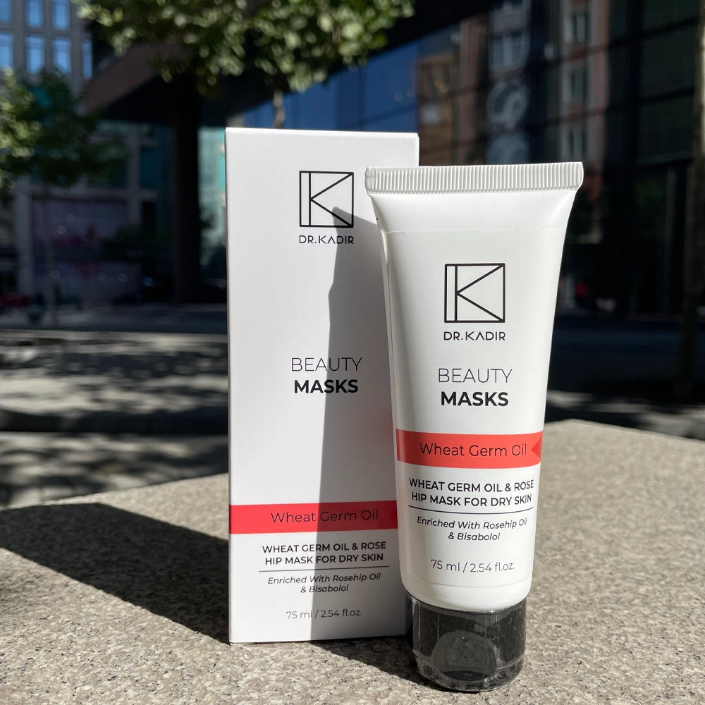 Маска для сухої шкіри олія пшениці і шипшина - Dr. Kadir 2