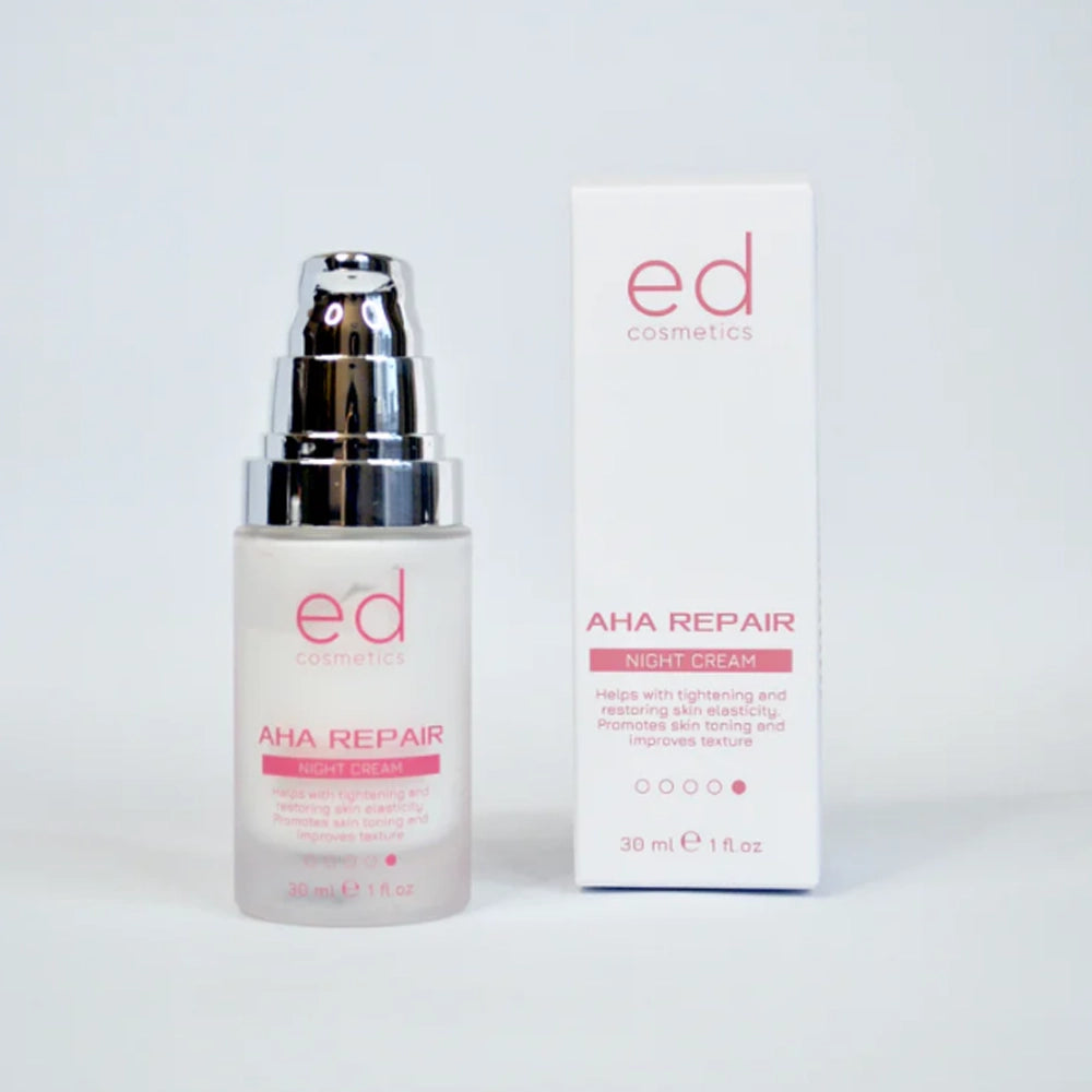 Нічний крем для обличчя з AHA кислотами - ED Cosmetics AHA Repair Night Cream 5