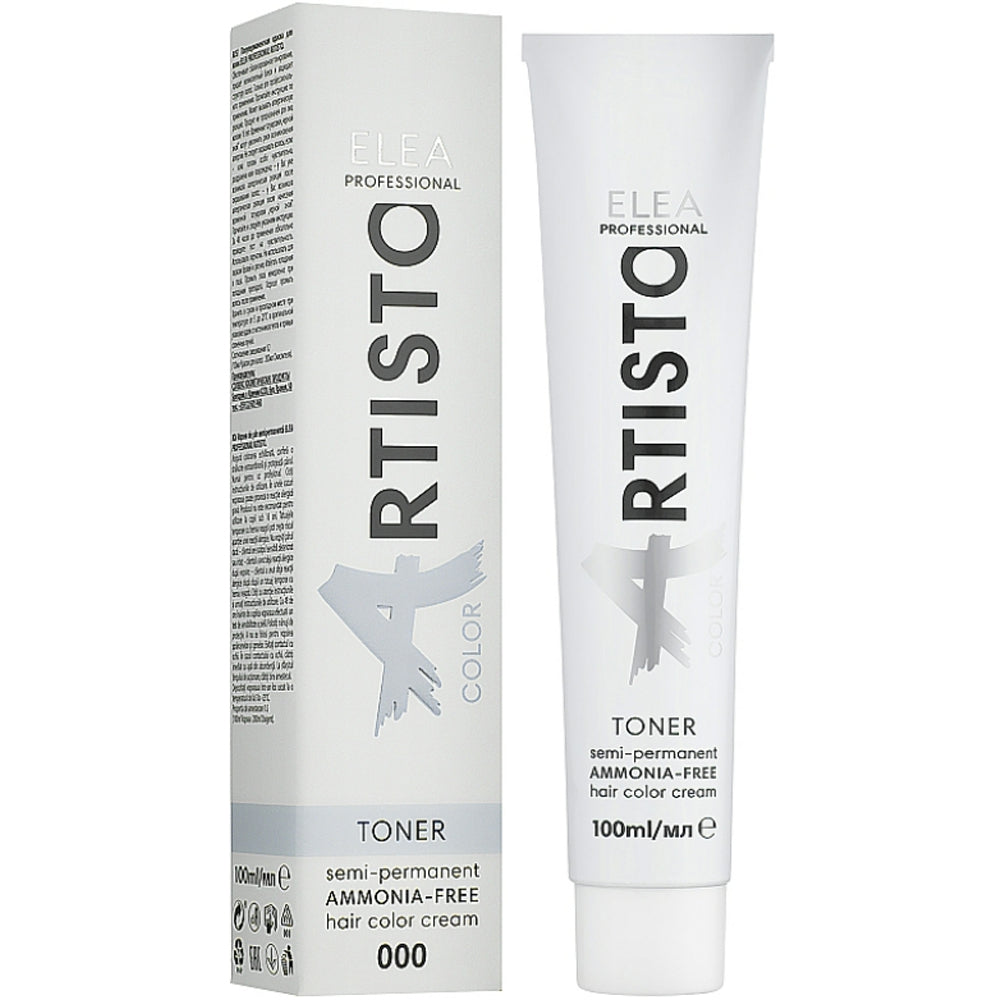 Elea Professional Artisto Color Toner 100ml - Безаммиачная крем-краска для волос 100мл