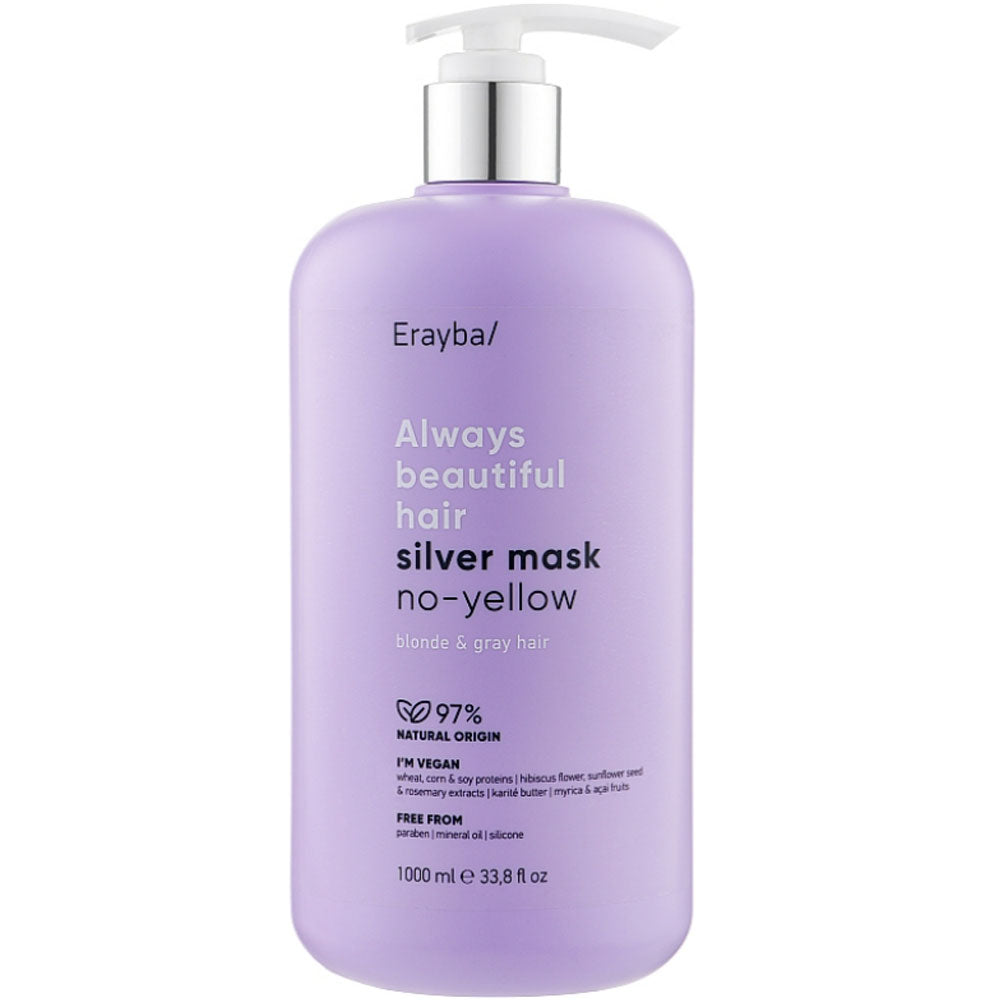 Маска для волосся проти жовтизни - Erayba Always Beautiful Hair Silver No Yellow Mask