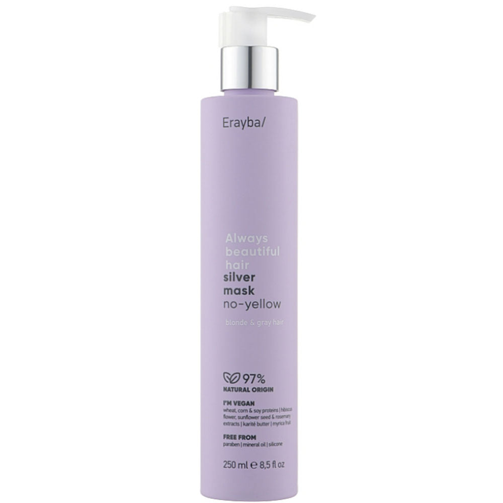 Маска для волосся проти жовтизни - Erayba Always Beautiful Hair Silver No Yellow Mask
