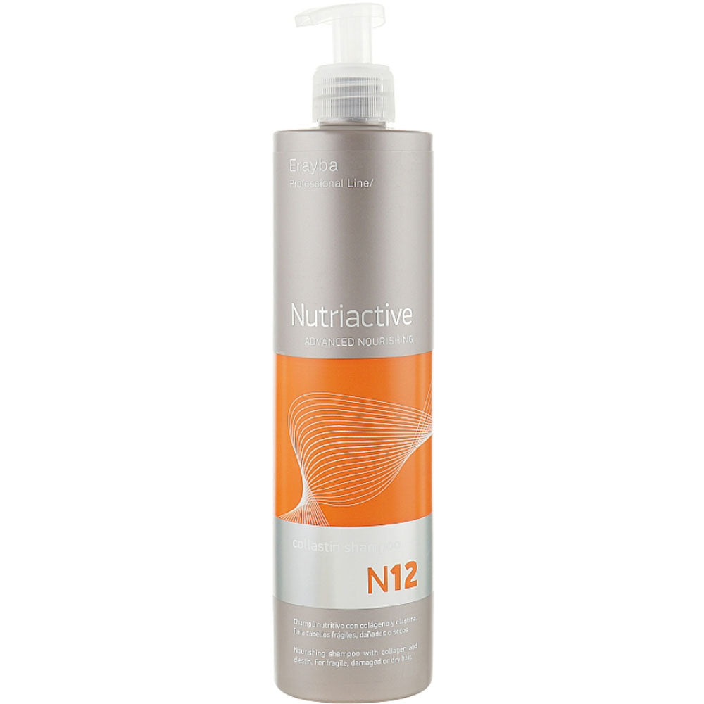 Erayba Nutriactive N12 Collastin Shampoo – Питательный шампунь с коллагеном и эластином