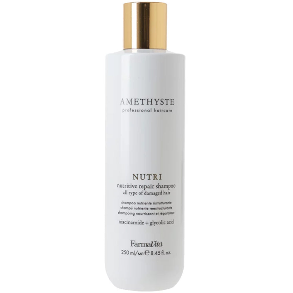 Шампунь для восстановления и питания всех типов поврежденных волос - Farmavita Amethyste Nutri Nutritive Repair Shampoo