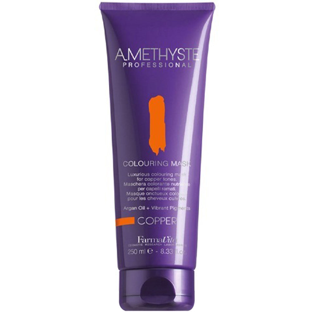 Тонуюча маска для волосся 250 мл - Farmavita Amethyste Colouring Mask оранжева