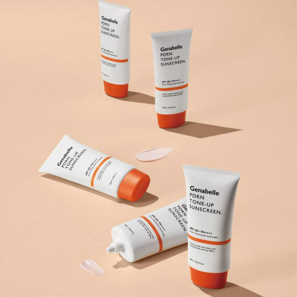 Солнцезащитный тонирующий крем для лица - Genabelle PDRN Tone Up Sunscreen SPF 50+
