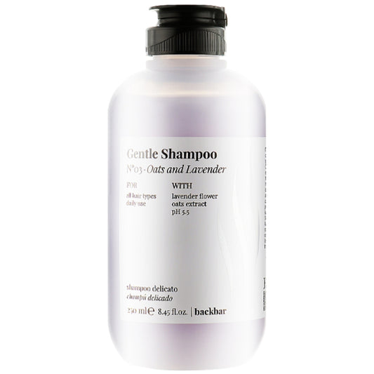 Farmavita Back Bar Gentle Oats And Lavender Shampoo №3 - Шампунь для всех типов волос