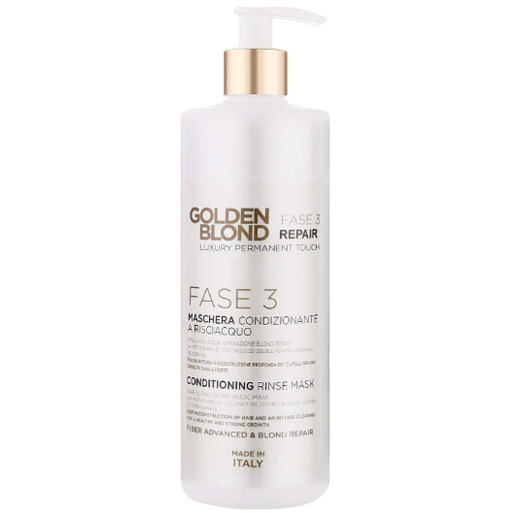Кондиціонуюча маска-ополіскувач для волосся - Punti Di Vista Golden Blond Conditioning Rinse Mask Fase 3