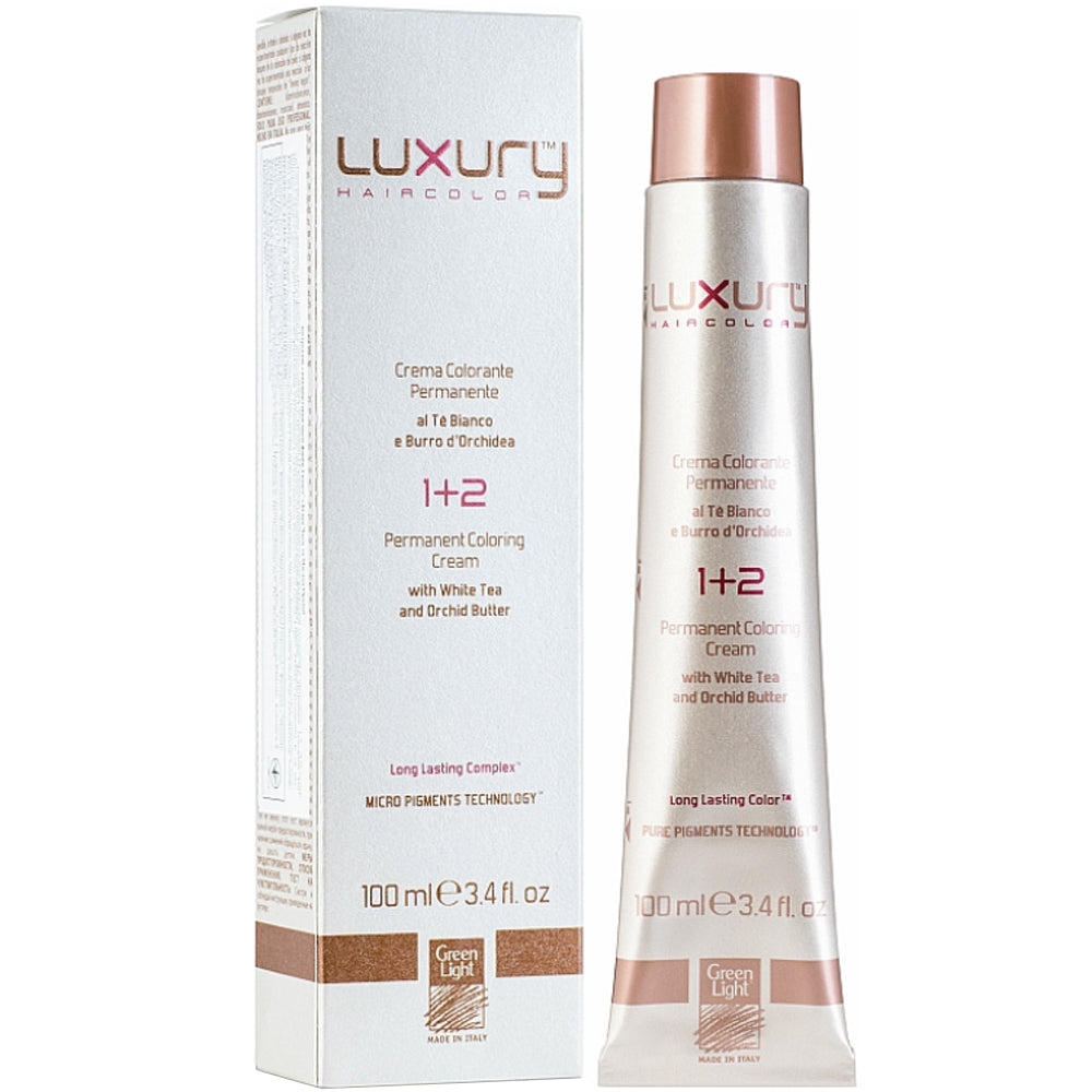 Green Light Luxury Haircolor 100ml - Крем-краска для волос с белым чаем и экстрактом орхидеи (Блонды) 100мл