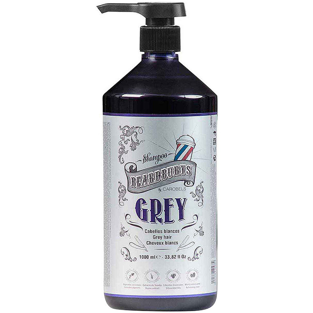 Beardburys Grey Shampoo - Шампунь оттеночный для белых и седых волос