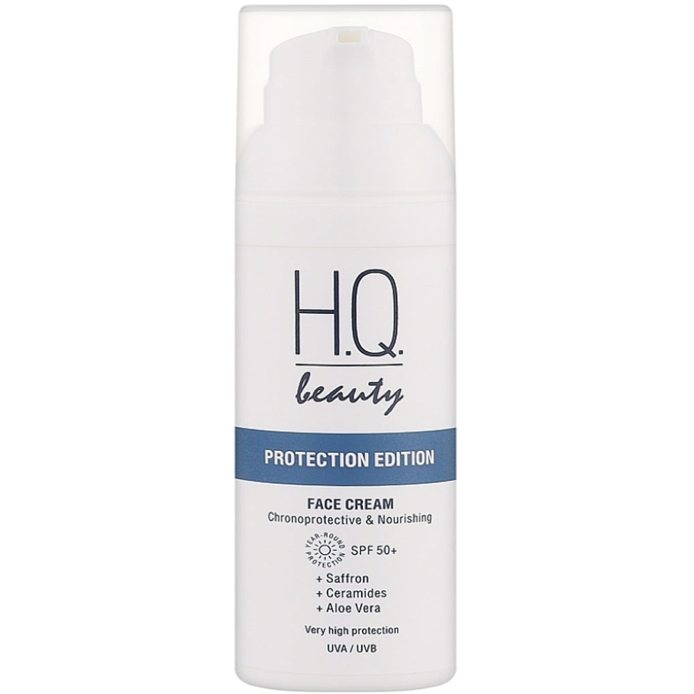 Крем для лица Хронозащита и питание – H.Q. Beauty Protection Edition Face Cream SPF50