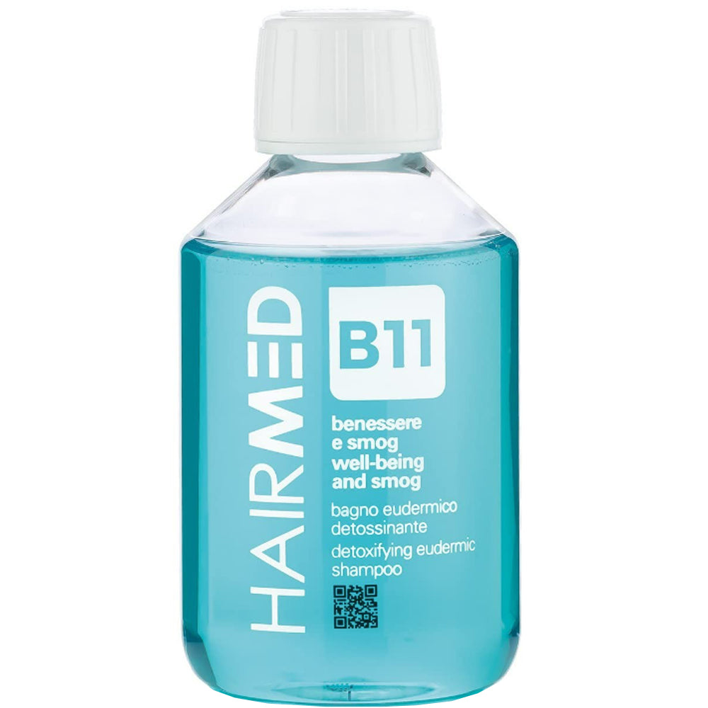 Еудермальний детокс-шампунь для щоденного використання - Hairmed B11 Well-Being And Smog Detoxifying Eudermic Shampoo