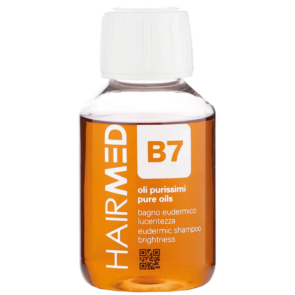Еудермальний шампунь з вишуканими оліями для блиску волосся - Hairmed B7 Pure Oils Eudermic Shampoo Brightness