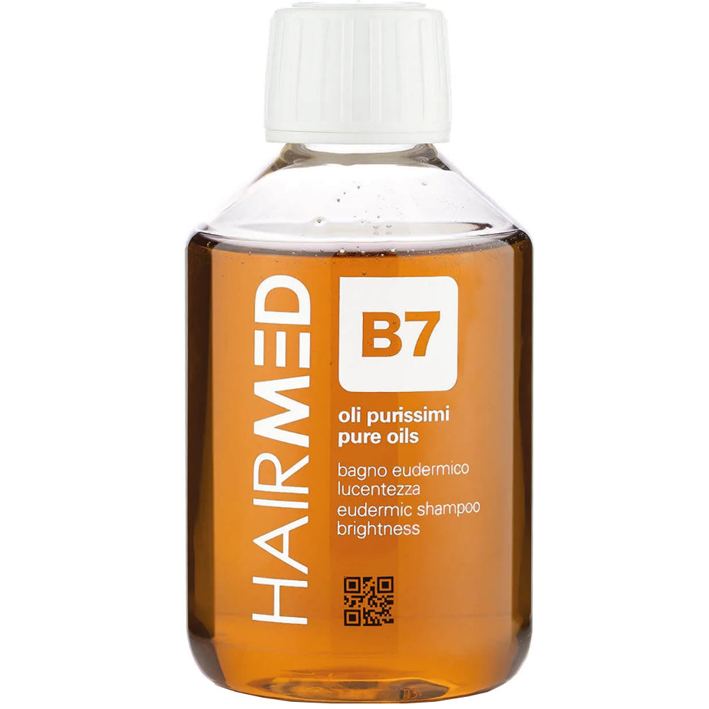 Еудермальний шампунь з вишуканими оліями для блиску волосся - Hairmed B7 Pure Oils Eudermic Shampoo Brightness