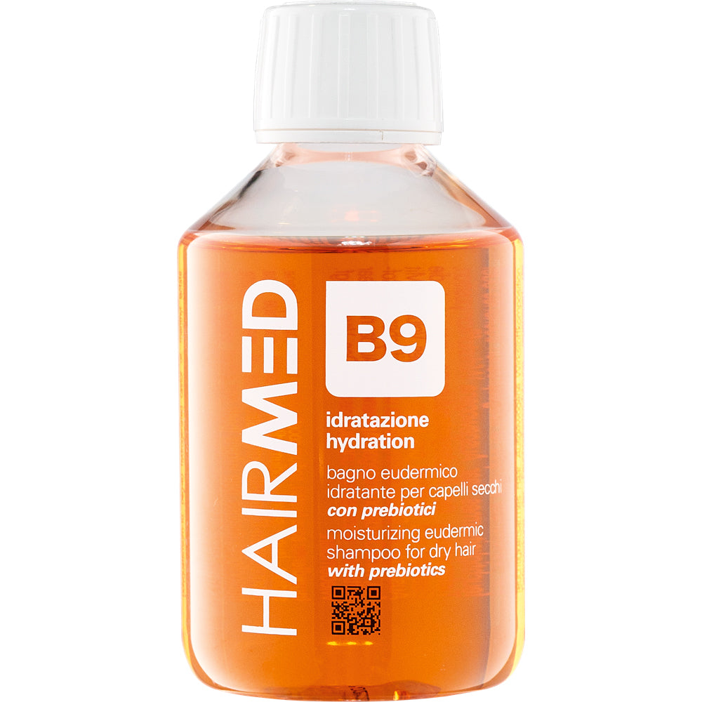 Еудермальний зволожувальний шампунь для сухого волосся - Hairmed B9 Hydration Moisturizing Eudermic Shampoo