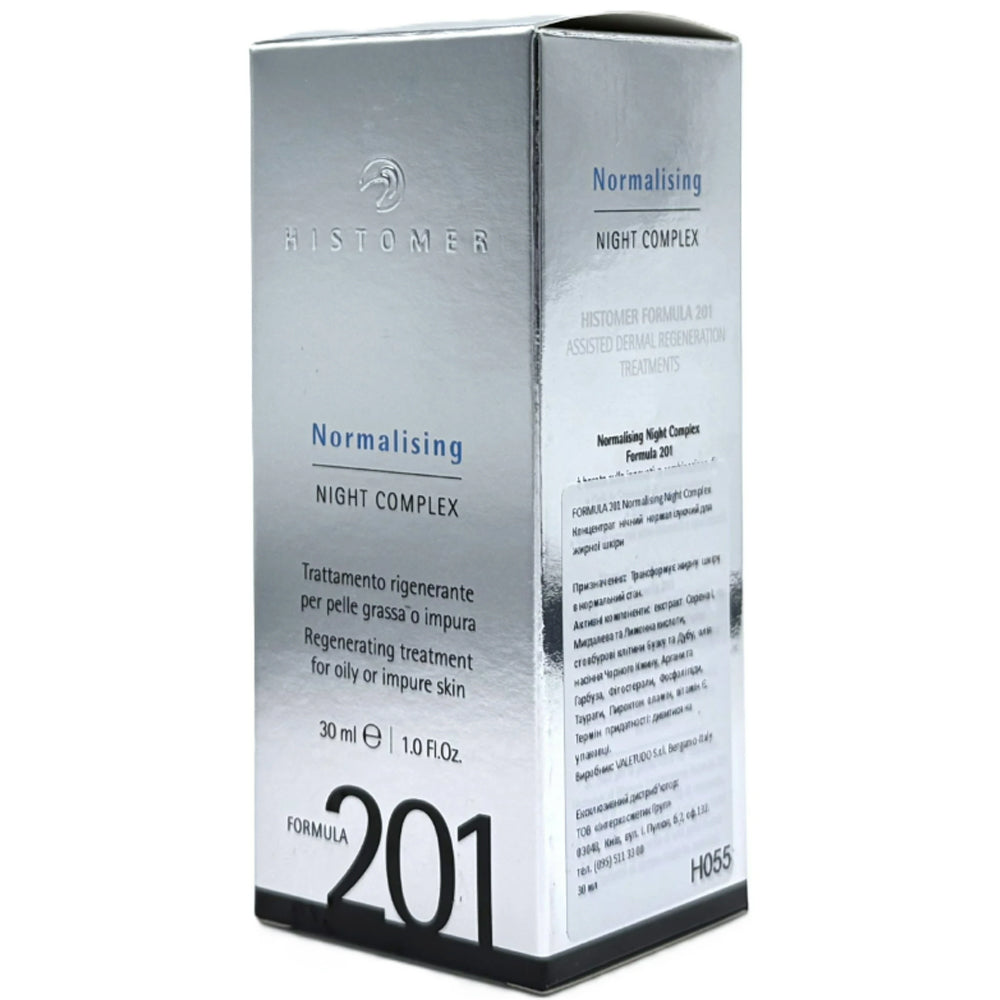 Нічний концентрат для жирної шкіри Histomer Formula 201 упаковка