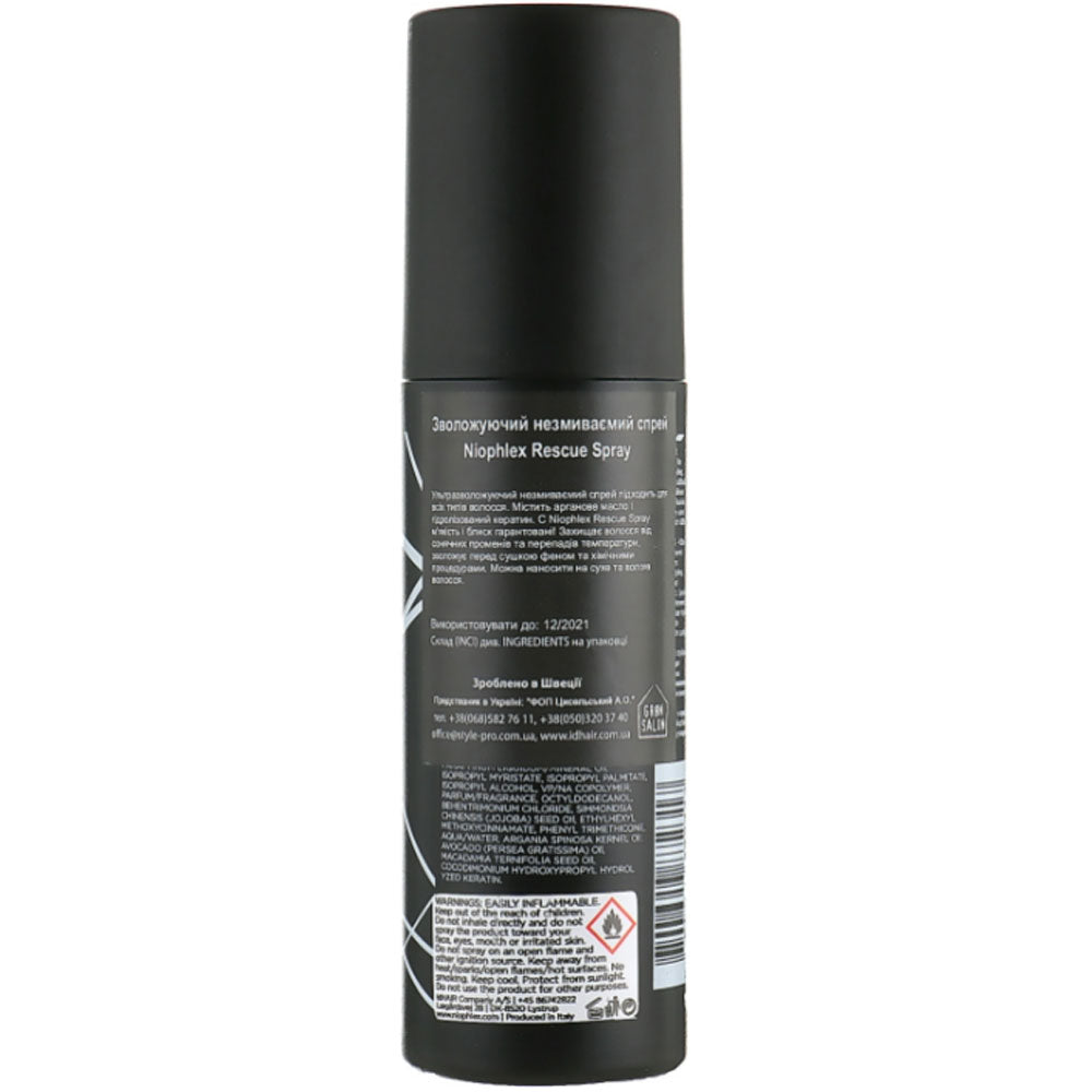 Увлажняющий несмываемый спрей - IdHair Niophlex Rescue Spray