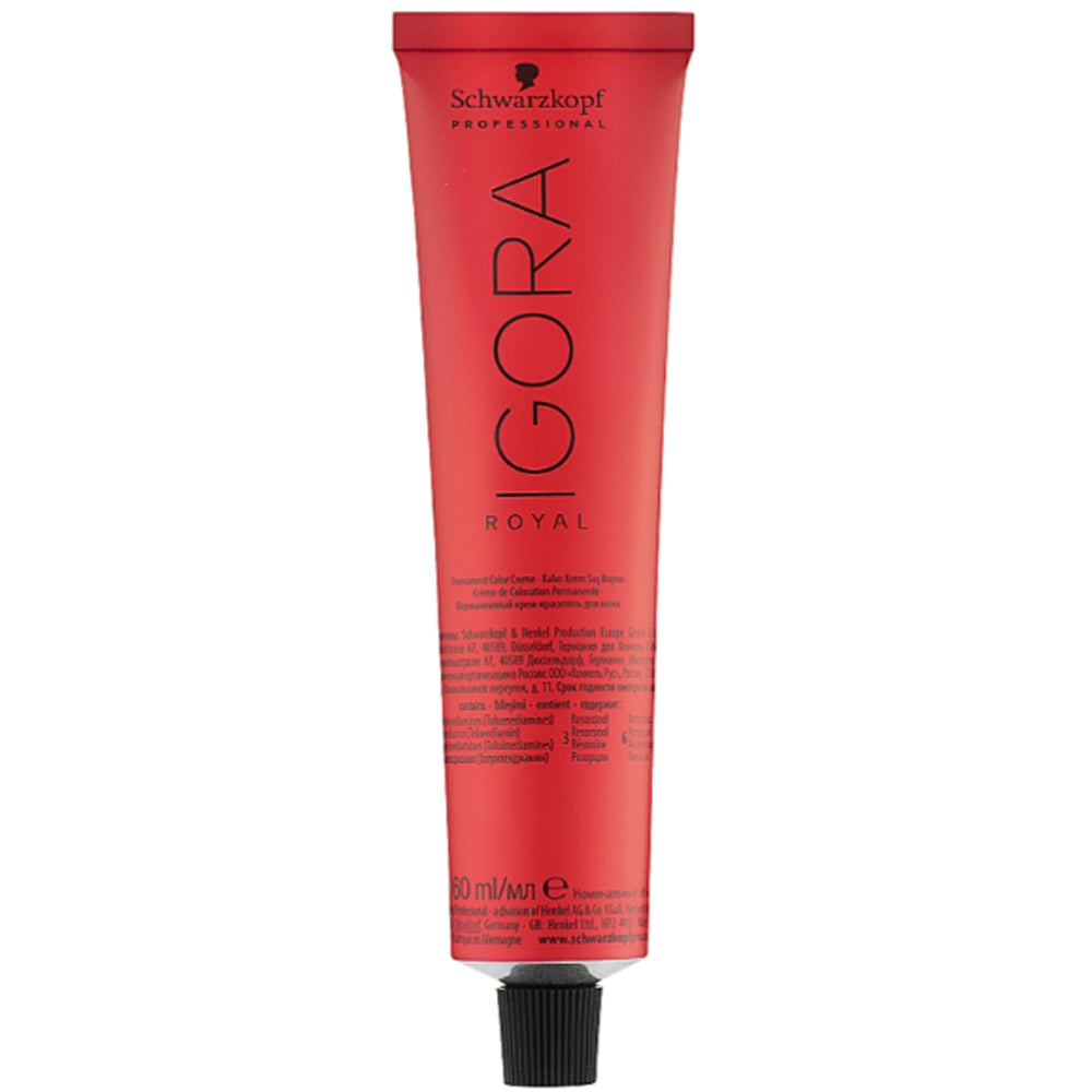 Schwarzkopf Igora Royal Permanent Color Creme 60ml - Фарба для волосся 60мл