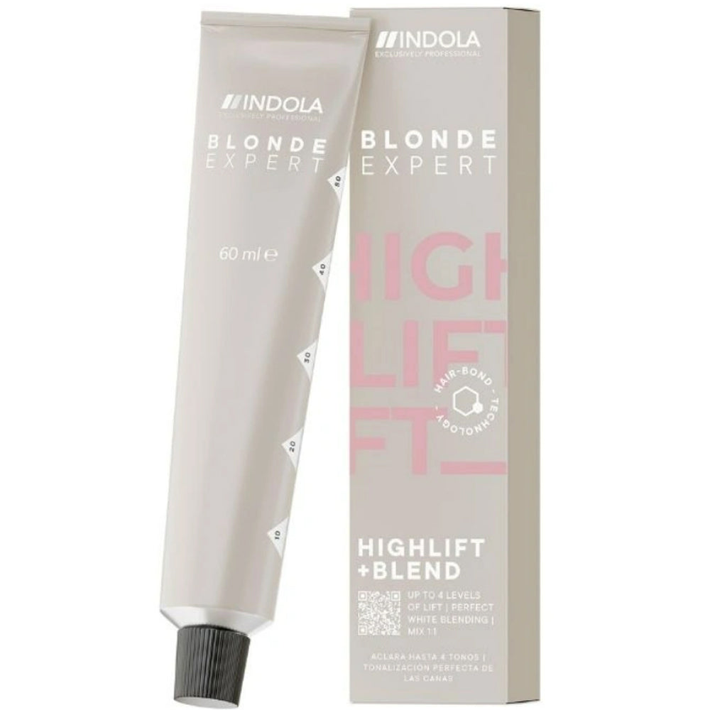 Крем-краска для волос (до 4 уровней осветления) 60мл - Indola Profession Blonde Expert Highlift + Blend