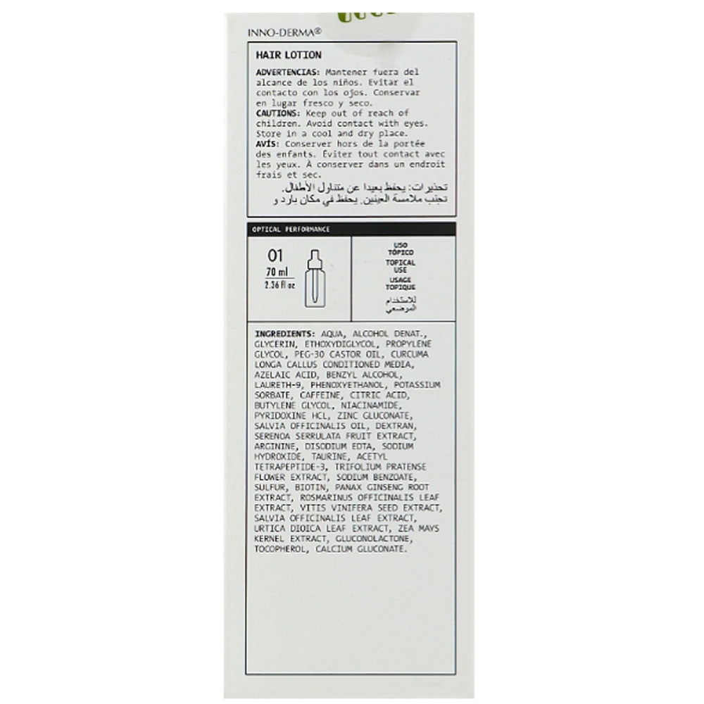 Лосьон для активізації росту волосся - Innoaesthetics склад