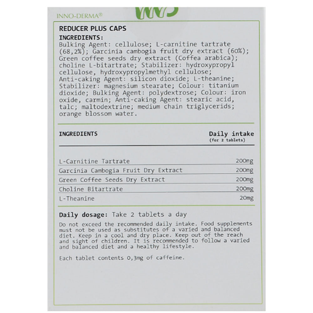 Нутрицевтик для похудения и уменьшения аппетита - Innoaesthetics Inno-Caps Reducer