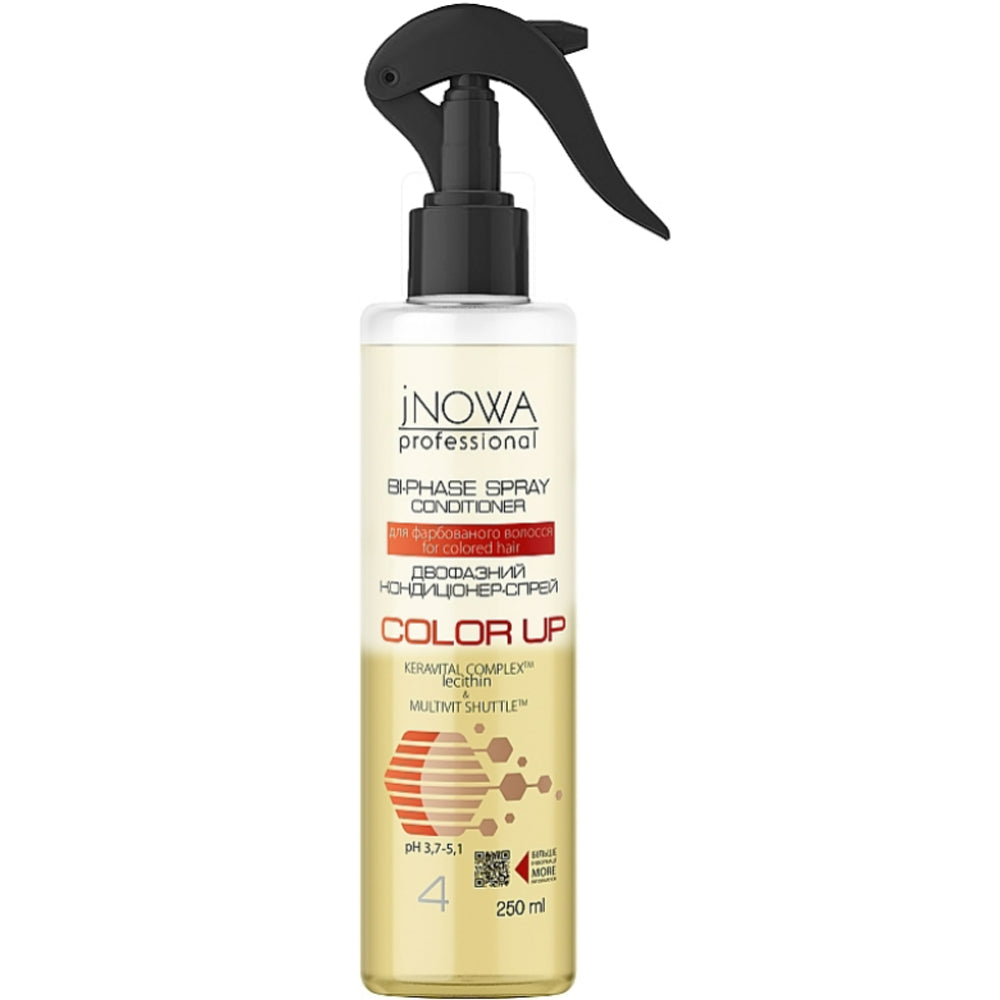 Двофазний кондиціонер-спрей для фарбованого волосся - Jnowa Professional Color Up Bi-Phase Spray-Conditioner