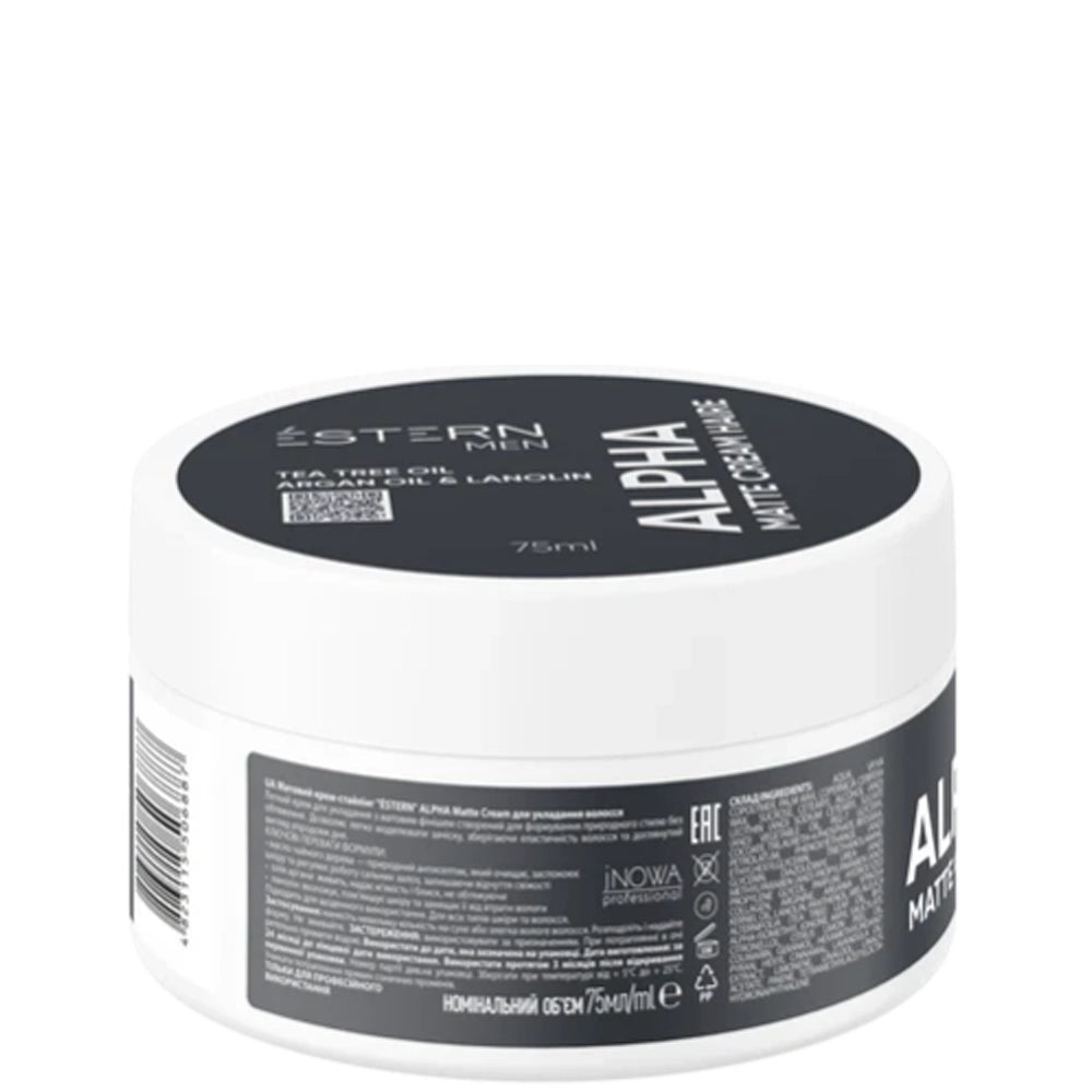 Матовий крем-стайлінг для укладання волосся - Jnowa Professional Estern Alpha склад